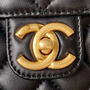 chanel as3737 mini flap bag lambskin enamel gold tone metal black 003 luxibags.ru .jpg
