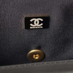 chanel as3737 mini flap bag lambskin enamel gold tone metal black 009 luxibags.ru .jpg