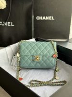 chanel as3737 mini flap bag lambskin enamel gold tone metal blue 001 luxibags.ru .jpg