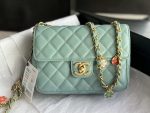 chanel as3737 mini flap bag lambskin enamel gold tone metal blue 002 luxibags.ru .jpg