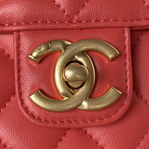 chanel as3737 mini flap bag lambskin enamel gold tone metal red 003 luxibags.ru .jpg
