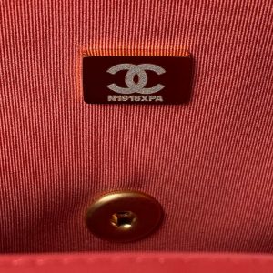 chanel as3737 mini flap bag lambskin enamel gold tone metal red 009 luxibags.ru .jpg