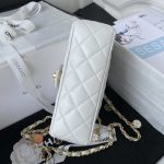 chanel as3737 mini flap bag lambskin enamel gold tone metal white 006 luxibags.ru .jpg
