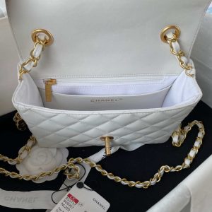 chanel as3737 mini flap bag lambskin enamel gold tone metal white 007 luxibags.ru .jpg