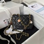 chanel as3738 mini flap bag lambskin enamel gold tone metal black 002 luxibags.ru .jpg