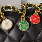 chanel as3738 mini flap bag lambskin enamel gold tone metal black 004 luxibags.ru .jpg