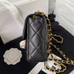 chanel as3738 mini flap bag lambskin enamel gold tone metal black 005 luxibags.ru .jpg