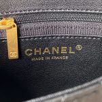 chanel as3738 mini flap bag lambskin enamel gold tone metal black 008 luxibags.ru .jpg
