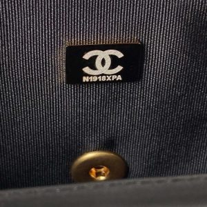 chanel as3738 mini flap bag lambskin enamel gold tone metal black 009 luxibags.ru .jpg