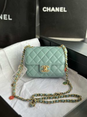 chanel as3738 mini flap bag lambskin enamel gold tone metal blue 001 luxibags.ru .jpg