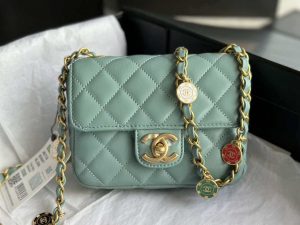 chanel as3738 mini flap bag lambskin enamel gold tone metal blue 002 luxibags.ru .jpg