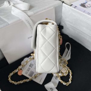 chanel as3738 mini flap bag lambskin enamel gold tone metal white 005 luxibags.ru .jpg