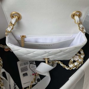 chanel as3738 mini flap bag lambskin enamel gold tone metal white 007 luxibags.ru .jpg