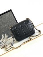 chanel as3744 mini flap bag white lambskin resin gold tone metal black 03 luxibags.ru .jpg