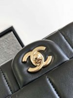 chanel as3744 mini flap bag white lambskin resin gold tone metal black 05 luxibags.ru .jpg