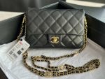 chanel as3757 mini flap bag grained calfskin gold tone metal black 002 luxibags.ru .jpg