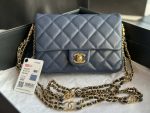 chanel as3757 mini flap bag grained calfskin gold tone metal navy blue 002 luxibags.ru .jpg