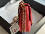 chanel as3757 mini flap bag grained calfskin gold tone metal red 005 luxibags.ru .jpg