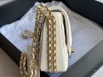 chanel as3757 mini flap bag grained calfskin gold tone metal white 005 luxibags.ru .jpg