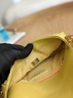 chanel as3757 mini flap bag grained calfskin gold tone metal yellow 009 luxibags.ru .jpg