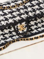 chanel as3767 flap bag woven lambskin black 002 luxibags.ru .jpg