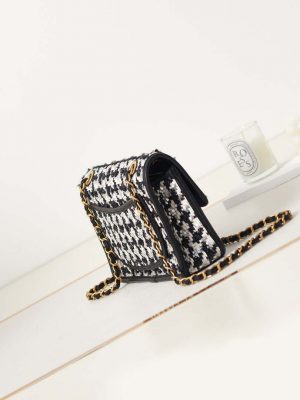 chanel as3767 flap bag woven lambskin black 004 luxibags.ru .jpg