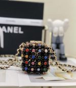 chanel as3769 mini evening bag imitation pearls gold tone metal black multicolor 002 luxibags.ru .jpg