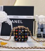 chanel as3769 mini evening bag imitation pearls gold tone metal black multicolor 009 luxibags.ru .jpg