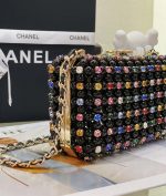 chanel as3771 evening bag glass pearls gold tone metal black multicolor 004 luxibags.ru .jpg