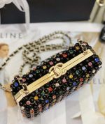 chanel as3771 evening bag glass pearls gold tone metal black multicolor 006 luxibags.ru .jpg