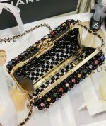chanel as3771 evening bag glass pearls gold tone metal black multicolor 007 luxibags.ru .jpg