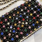 chanel as3771 evening bag glass pearls gold tone metal black multicolor 009 luxibags.ru .jpg