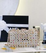 chanel as3771 evening bag glass pearls gold tone metal transparent multicolor 001 luxibags.ru .jpg