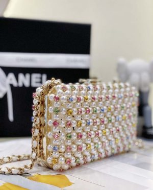chanel as3771 evening bag glass pearls gold tone metal white multicolor 003 luxibags.ru .jpg