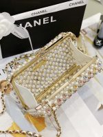 chanel as3771 evening bag glass pearls gold tone metal white multicolor 006 luxibags.ru .jpg