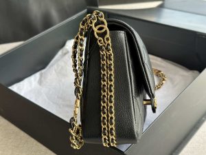 chanel as3777 flap bag grained calfskin gold tone metal black 005 luxibags.ru .jpg