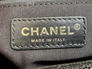 chanel as3777 flap bag grained calfskin gold tone metal black 008 luxibags.ru .jpg