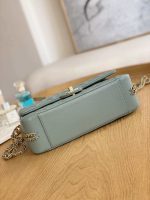 chanel as3777 flap bag grained calfskin gold tone metal light green 006 luxibags.ru .jpg