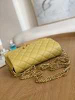 chanel as3777 flap bag grained calfskin gold tone metal yellow 005 luxibags.ru .jpg