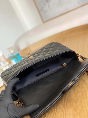 chanel as3777 flap bag lambskin gold tone metal black 008 luxibags.ru .jpg