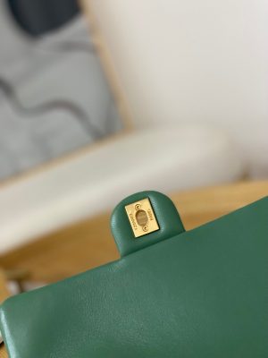 chanel as3777 flap bag lambskin gold tone metal green 007 luxibags.ru .jpg