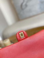 chanel as3777 flap bag lambskin gold tone metal red 007 luxibags.ru .jpg