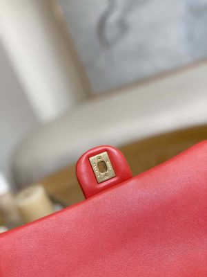 chanel as3777 flap bag lambskin gold tone metal red 007 luxibags.ru .jpg