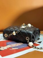 chanel as3782 mini flap bag 23p enamel gold tone metal black 16cm 003 luxibags.ru .jpg