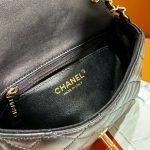 chanel as3782 mini flap bag 23p enamel gold tone metal black 16cm 008 luxibags.ru .jpg