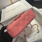 chanel as3782 mini flap bag 23p enamel gold tone metal pink 16cm 005 luxibags.ru .jpg