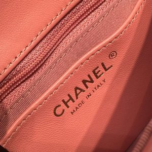 chanel as3782 mini flap bag 23p enamel gold tone metal pink 16cm 008 luxibags.ru .jpg