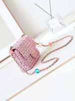 chanel as3782 mini flap bag 23p tweed gold tone metal 16cm pink 03 luxibags.ru .jpg