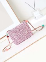 chanel as3782 mini flap bag 23p tweed gold tone metal 16cm pink 05 luxibags.ru .jpg