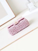 chanel as3782 mini flap bag 23p tweed gold tone metal 16cm pink 06 luxibags.ru .jpg